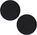 MOLIMI 2 Pcs Car Cup Holder Coaster, Non-Slip Cup Holders Embedded in Ornaments Coaster, Car Interior Accessories, Black