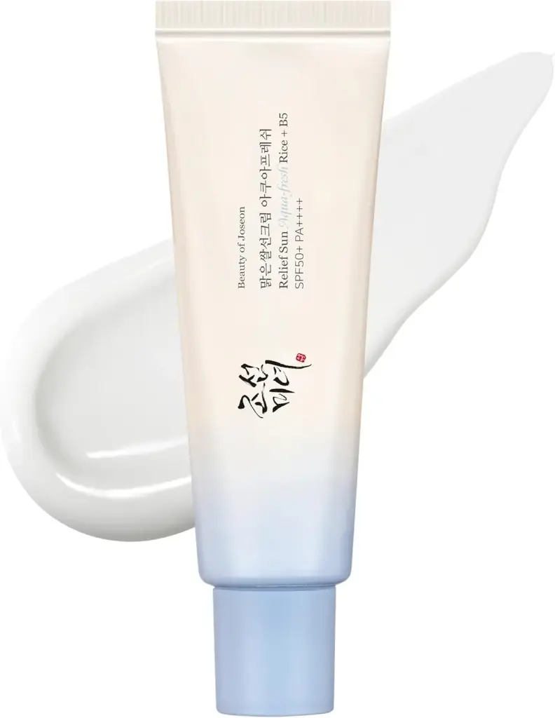 Beauty of Joseon Relief Sun Aqua-Fresh Rice+B5 Sunscreen for face Sun moisturizing with SPF 50 PA++++ Korean sunscreen skincare 50ml, 1.69 fl.oz